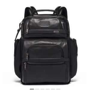 Tumi Brief Pack black leather